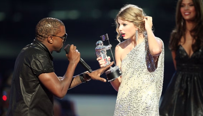 Kanye West accuses Taylor Swift of stealing Super Bowl halftime show